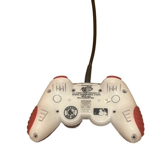 Lot of 2 MadCatz Sony PlayStation 2 Controllers Boston Red Sox/Dual Force 8016 - Picture 6 of 6